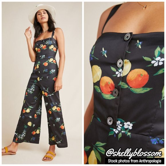 Anthropologie Pants - NWT Anthropologie Citrus Grove Jumpsuit by Capulet